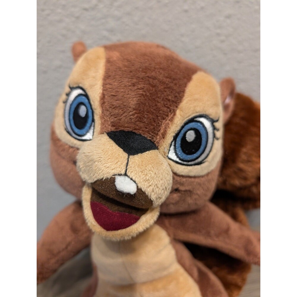 Great Wolf Lodge Sammy the Squirrel Fiesta Plush 15 in Brown Zipper Pocket - Picture 4 of 11